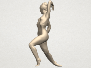 naked girl a06 3D Baskı Modeli