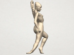 naked girl a06 3D Print Model