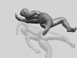 naked girl a06 3D Baskı Modeli