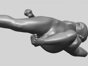 naked girl a06 3D Print Model