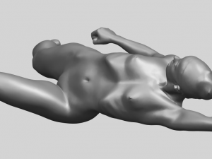 naked girl a06 3D Baskı Modeli