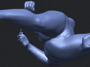 naked girl a06 3D Print Model