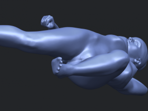 naked girl a06 3D Baskı Modeli