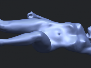 naked girl a06 3D Baskı Modeli