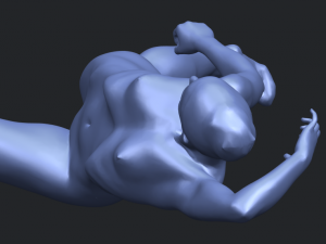 naked girl a06 3D Baskı Modeli