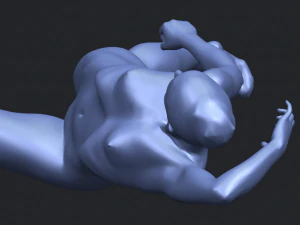naked girl a06 3D Print Model