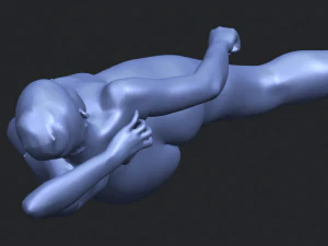 naked girl a06 3D Print Model