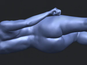 naked girl a06 3D Print Model