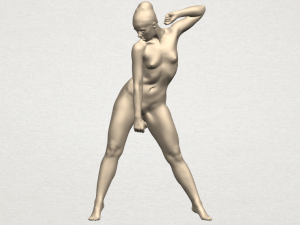 naked girl a08 3D Print Model