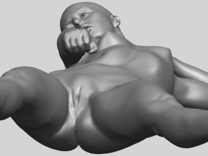 naked girl a08 3D Принт Модель