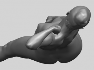 naked girl a08 3D Принт Модель