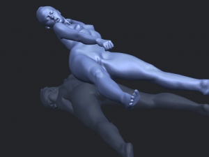 naked girl a08 3D Принт Модель