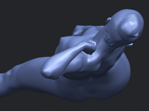 naked girl a08 3D Принт Модель
