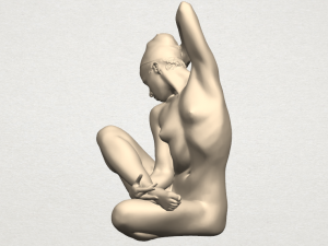 naked girl a10 3D-printmodel