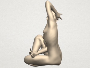 naked girl a10 3D-printmodel