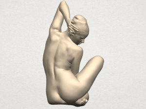 naked girl a10 3D-printmodel