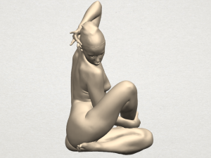 naked girl a10 3D-printmodel