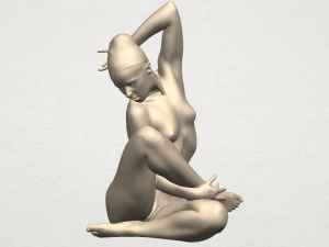 naked girl a10 3D-printmodel