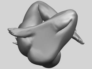 naked girl a10 3D-printmodel