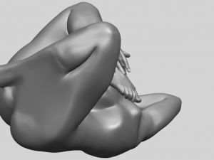 naked girl a10 3D-printmodel