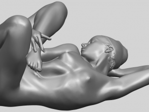 naked girl a10 3D-printmodel