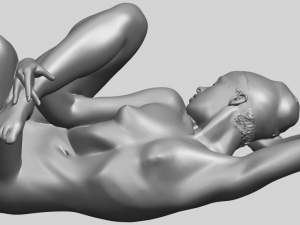 naked girl a10 3D-printmodel