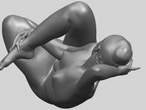 naked girl a10 3D-printmodel
