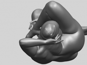 naked girl a10 3D-printmodel