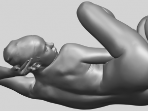 naked girl a10 3D-printmodel
