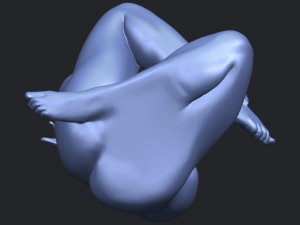 naked girl a10 3D-printmodel