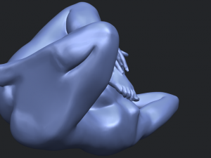 naked girl a10 3D-printmodel