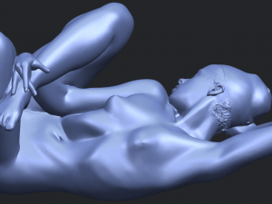 naked girl a10 3D-printmodel