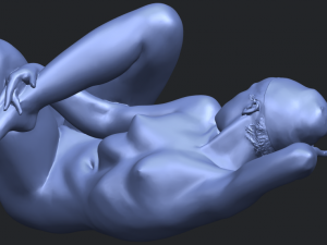 naked girl a10 3D-printmodel