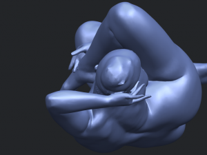 naked girl a10 3D-printmodel