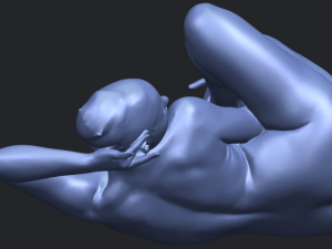 naked girl a10 3D-printmodel