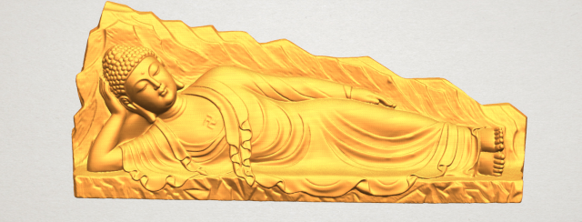 sleeping buddha 03 3D Принт Модель .c4d .max .obj .3ds .fbx .stl .blend 