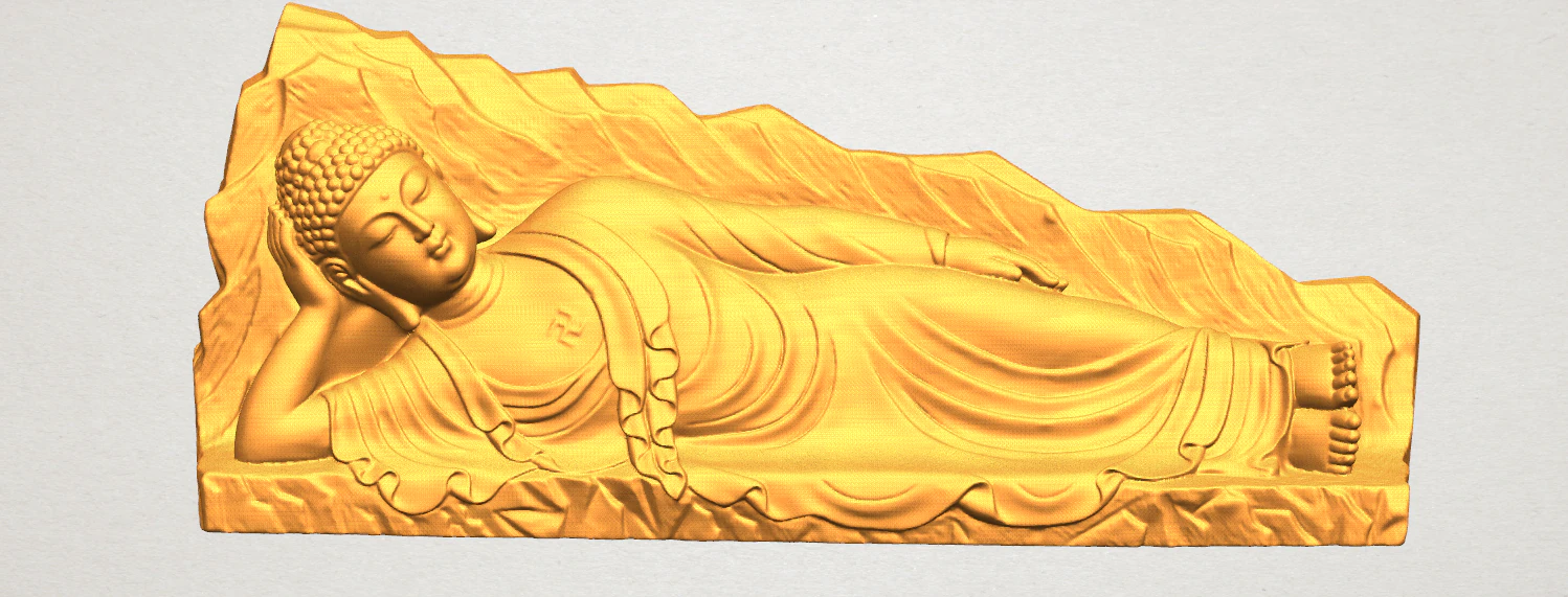 sleeping buddha 03 3D Print Model .c4d .max .obj .3ds .fbx .stl .blend 