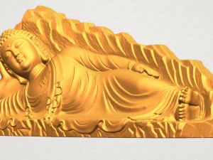 sleeping buddha 03 3D Print Model