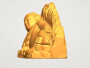 sleeping buddha 03 3D Print Model