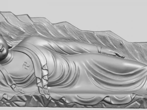 sleeping buddha 03 3D Print Model