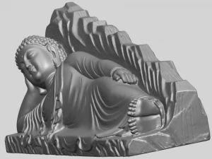 sleeping buddha 03 3D Print Model