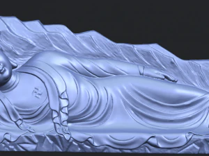 sleeping buddha 03 3D Print Model