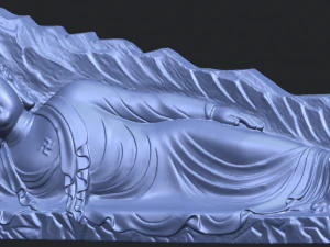 sleeping buddha 03 3D Print Model