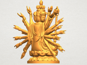 avalokitesvara bodhisattva multi hand 04 3Dプリントモデル