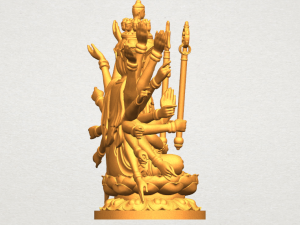 avalokitesvara bodhisattva multi hand 04 3Dプリントモデル