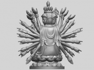 avalokitesvara bodhisattva multi hand 04 3Dプリントモデル