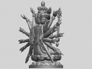 avalokitesvara bodhisattva multi hand 04 3Dプリントモデル