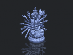 avalokitesvara bodhisattva multi hand 04 3Dプリントモデル