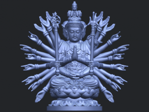 avalokitesvara bodhisattva multi hand 04 3Dプリントモデル