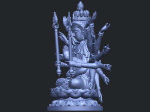 avalokitesvara bodhisattva multi hand 04 3Dプリントモデル
